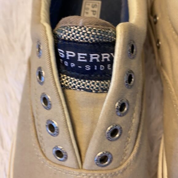 Sperry Salt Wash Sz 7.5 Chino Sneakers - Picture 6 of 14